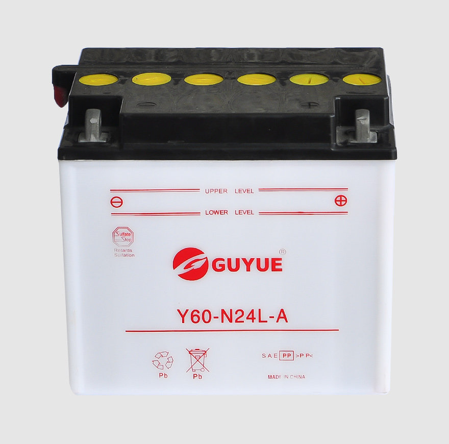 Safe and reliable Low rate self-discharge Motorcycle Battery Y60-N24L-A