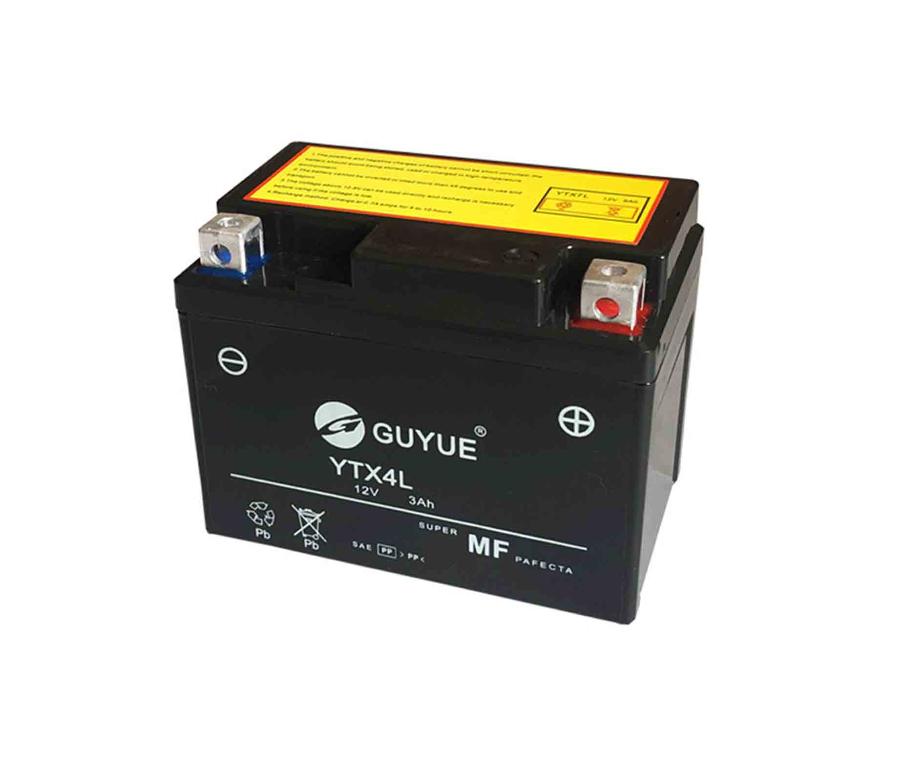 Super High CCA Sealed Motorcycle Battery YTX4L/GTZ5S-BS for Indonesia Market